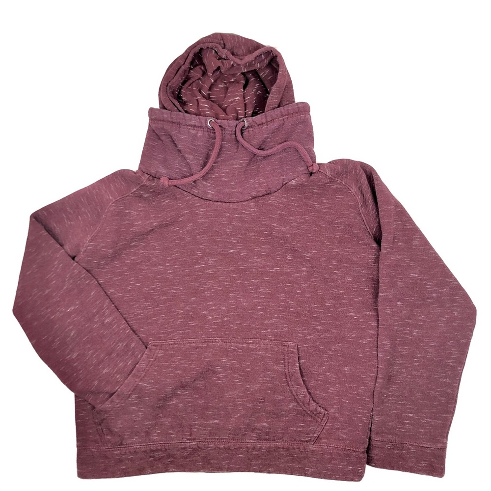 CLOSET CLEAR OUT Edgy Burgundy Sweatshirt hoodie